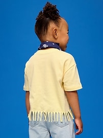 Image number 2 showing, Old Navy x Pixar Toy Story Graphic Fringed-Hem T-Shirt for Toddler Girls