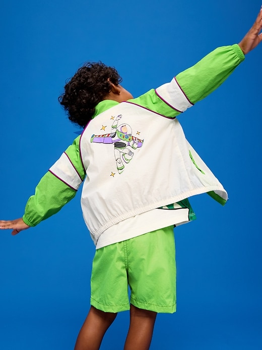 Image number 2 showing, Old Navy x Pixar Toy Story Full-Zip Windbreaker for Toddler Boys