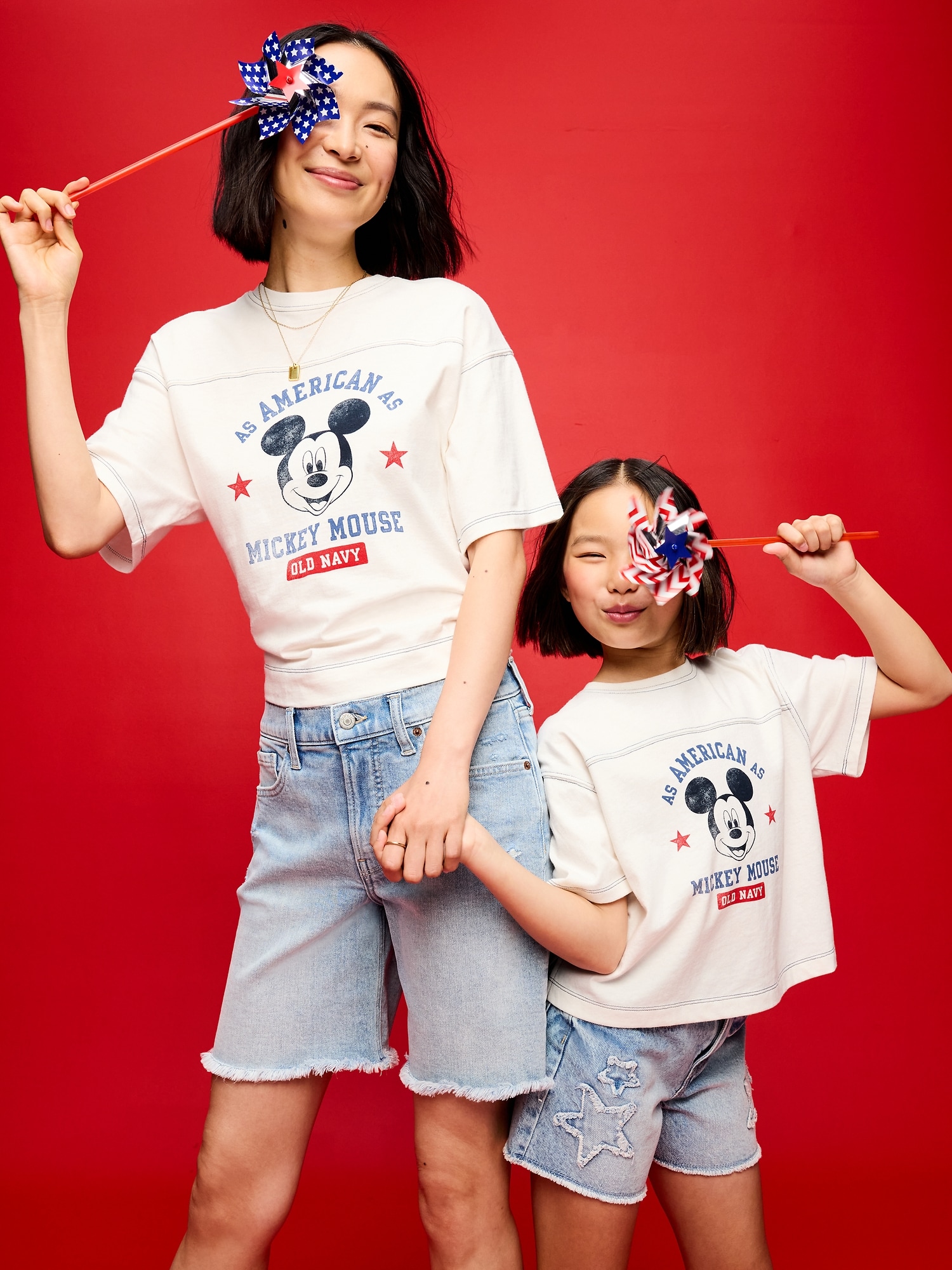 Old Navy x Disney Mickey Mouse Football-Style T-Shirt for Women