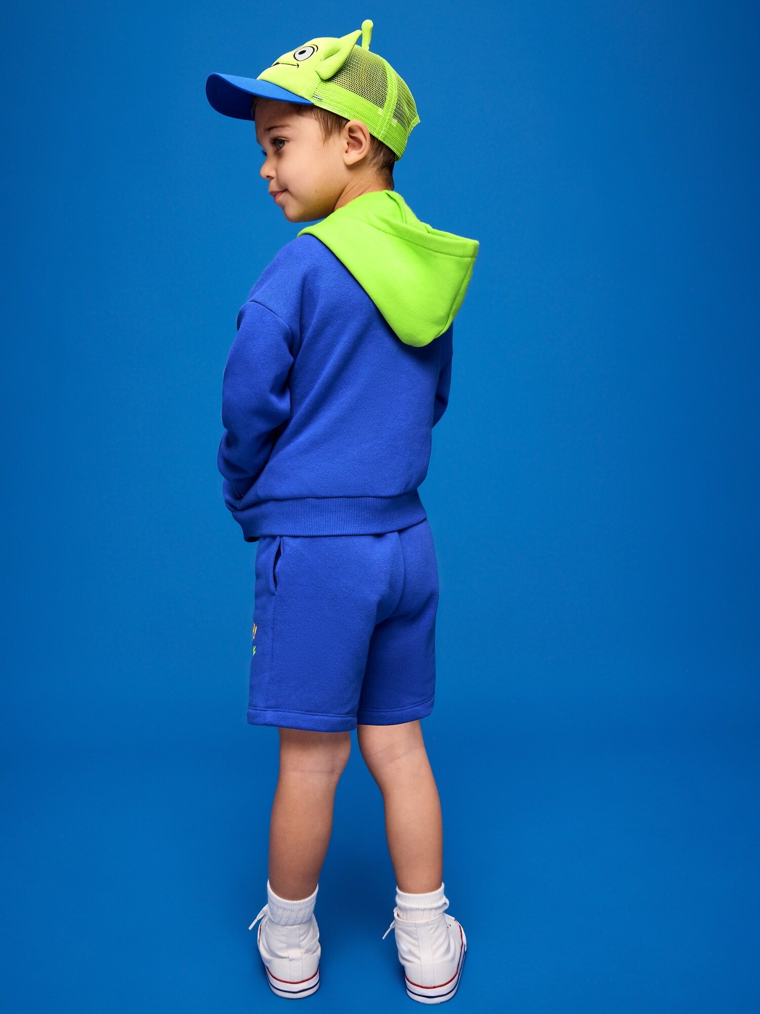 Детский комплект Old Navy x Pixar Toy Story: худи и шорты для мальчиков-малышей, цвет: Синий — фото 2