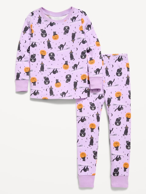 Printed Snug-Fit Pajama Set for Toddler & Baby