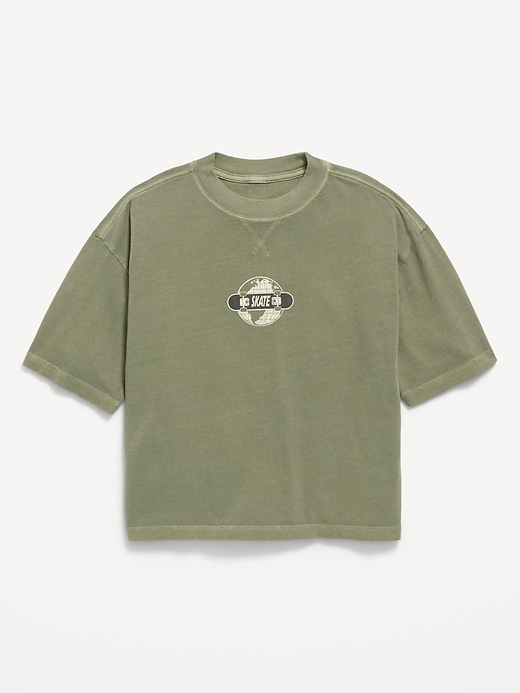 Image number 1 showing, Oversized Short-Sleeve Graphic T-Shirt for Boys
