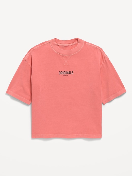 Image number 1 showing, Oversized Short-Sleeve Graphic T-Shirt for Boys