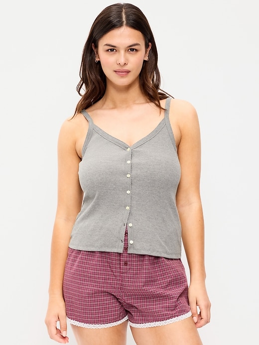 Image number 4 showing, Button-Front Cami Tank Top