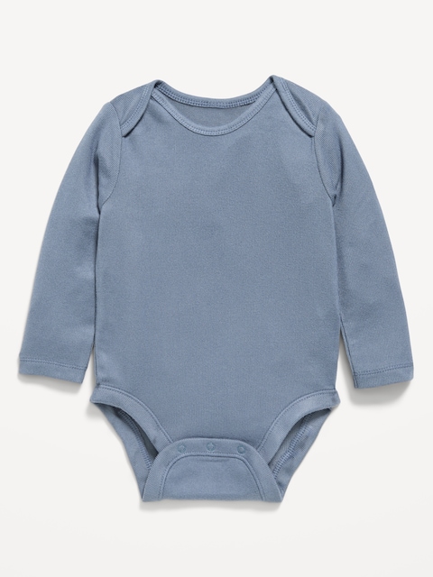 Long-Sleeve Ribbed Bodysuit for Baby
