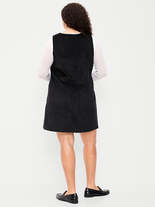 Image number 10 showing, Sleeveless Pinafore Mini Dress