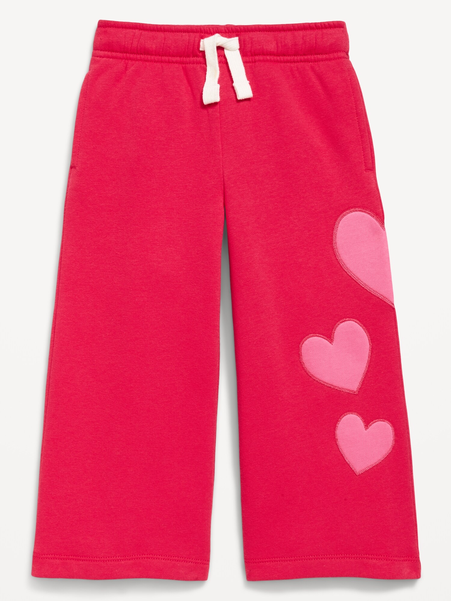 Wide-Leg Graphic Sweatpants for Toddler Girls