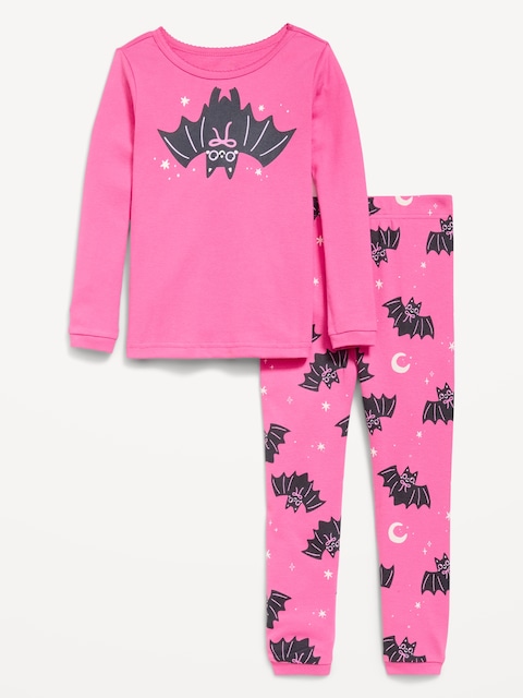 Printed Snug-Fit Pajama Set for Toddler & Baby