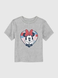 Image number 1 showing, Minnie Mouse Patchwork Heart Graphic T-shirt for Toddlers