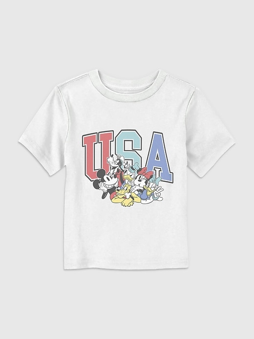 Image number 1 showing, Mickey USA Friends Graphic T-shirt for Toddlers