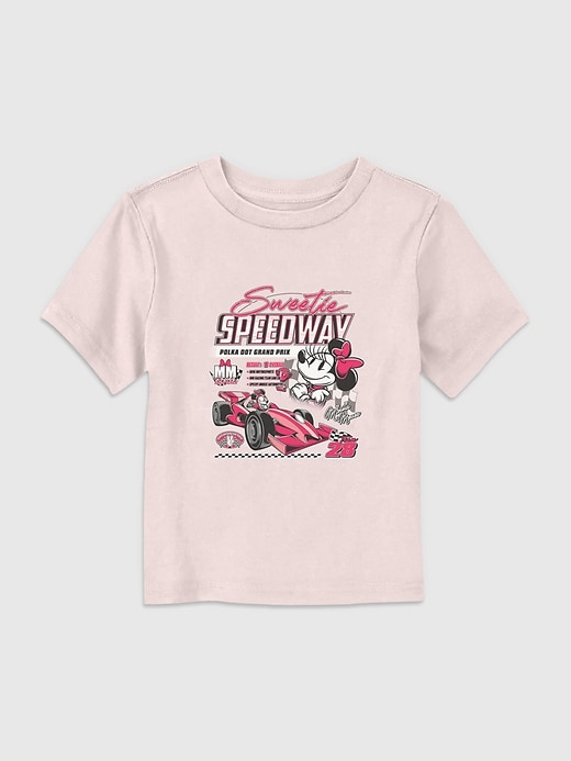 Image number 1 showing, Minnie Mouse Sweetie Speedway Graphic T-shirt for Toddlers