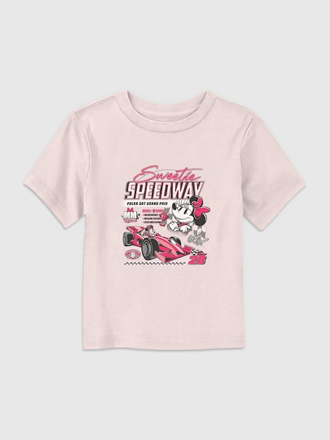 Minnie Mouse Sweetie Speedway Graphic T-shirt for Toddlers