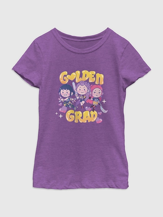 Image number 1 showing, K-Pop Demon Hunters Golden Grad Graphic T-Shirt
