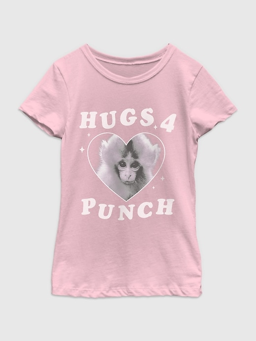 Image number 1 showing, Punch The Monkey Hugs Graphic T-Shirt