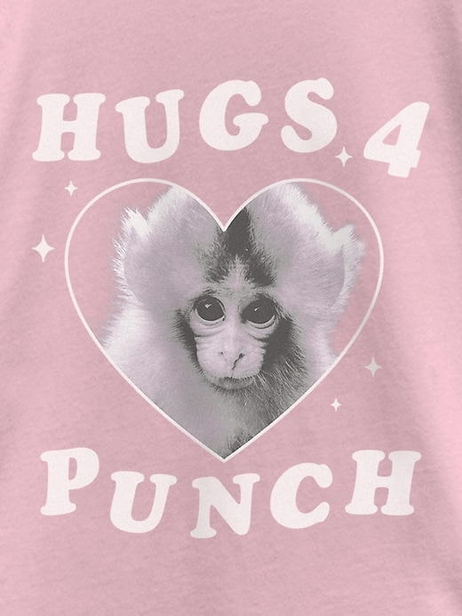 Image number 2 showing, Punch The Monkey Hugs Graphic T-Shirt