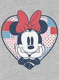 Image number 2 showing, Minnie Mouse Patchwork Heart Graphic T-shirt for Toddlers