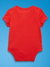 Image number 3 showing, Old Navy x Disney Mickey Mouse Short-Sleeve Unisex Graphic Bodysuit for Baby