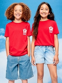 Image number 1 showing, Old Navy x Disney Mickey Mouse Gender-Neutral Graphic T-Shirt for Kids