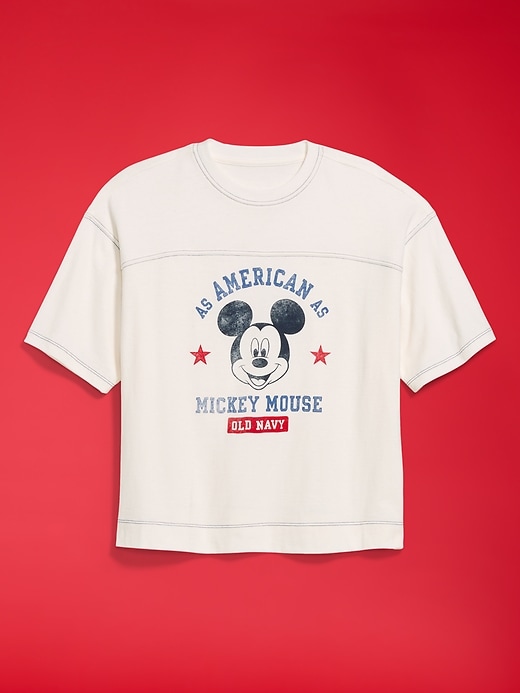 Image number 6 showing, Old Navy x Disney Mickey Mouse Football-Style T-Shirt for Women