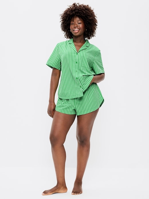 Image number 4 showing, Poplin Pajama Short Set