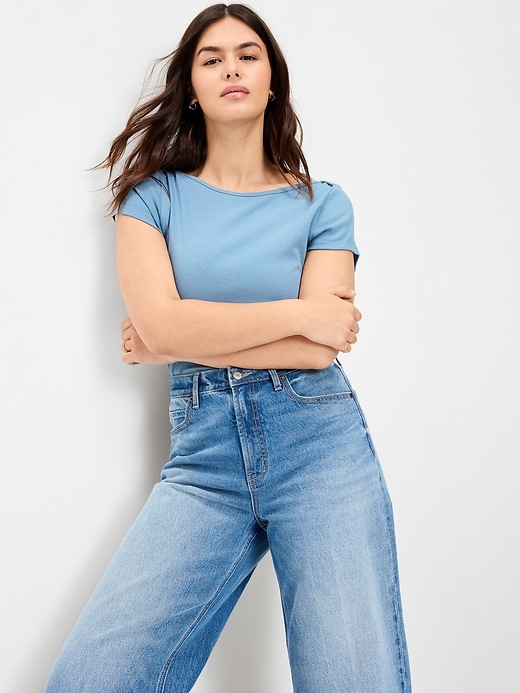 Image number 3 showing, Snug Boatneck T-Shirt