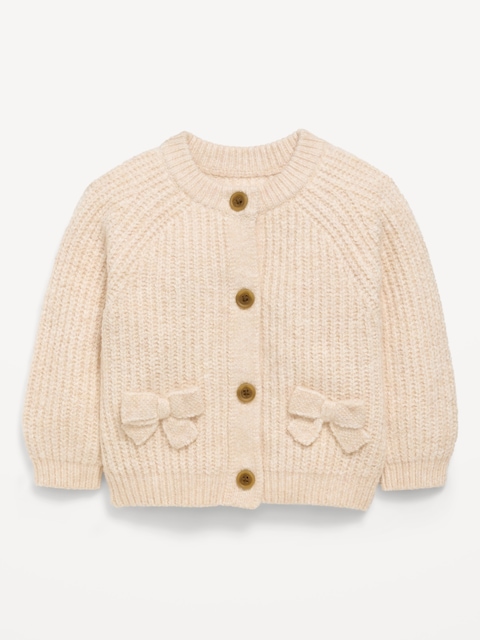 SoSoft Bow-Front Cardigan Sweater for Baby