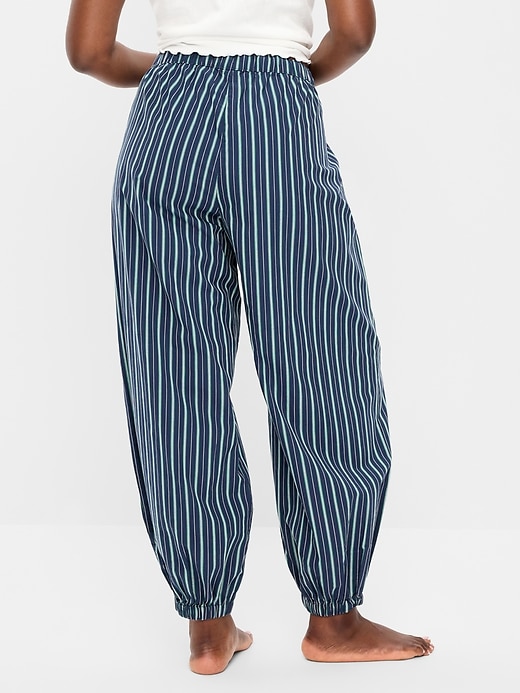 Image number 7 showing, Cinched Poplin Balloon Pants