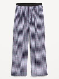 Image number 3 showing, Elastic-Waist Poplin Pajama Pant
