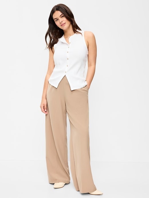 Image number 6 showing, High-Waisted Billie Wide-Leg Trouser