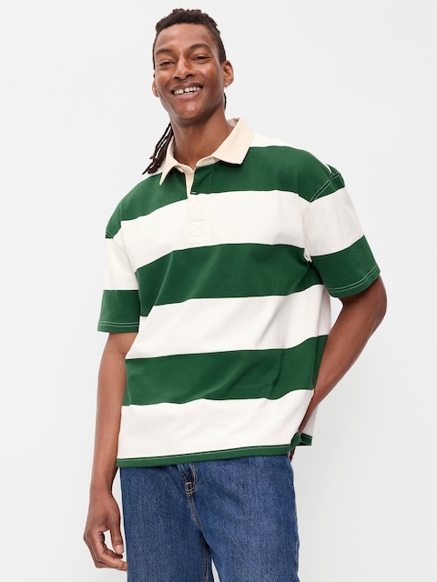 Striped Rugby Polo