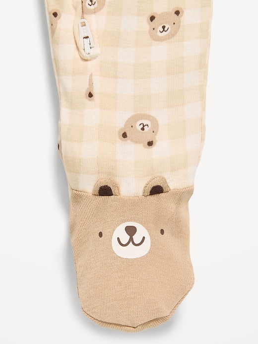 Image number 2 showing, 2-Way-Zip Sleep & Play Footed One-Piece for Baby