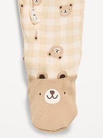Image number 2 showing, 2-Way-Zip Sleep & Play Footed One-Piece for Baby
