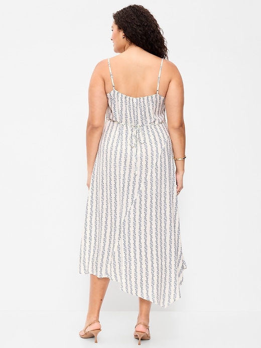 Image number 10 showing, Fit & Flare Tie-Back Asymmetrical Midi Dress