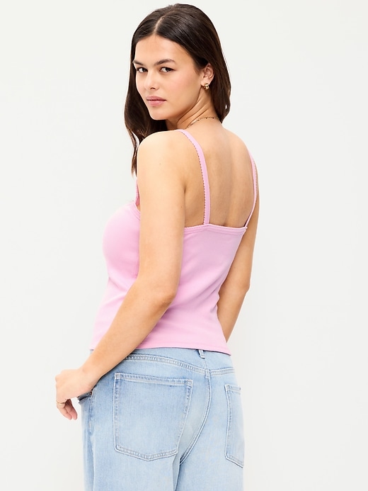 Image number 6 showing, Button-Front Cami Tank Top