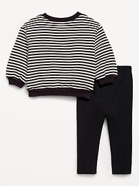 Image number 2 showing, Graphic Sweatshirt and Leggings Set for Baby