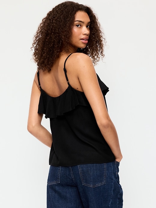 Image number 2 showing, Ruffle-Front Tank Top