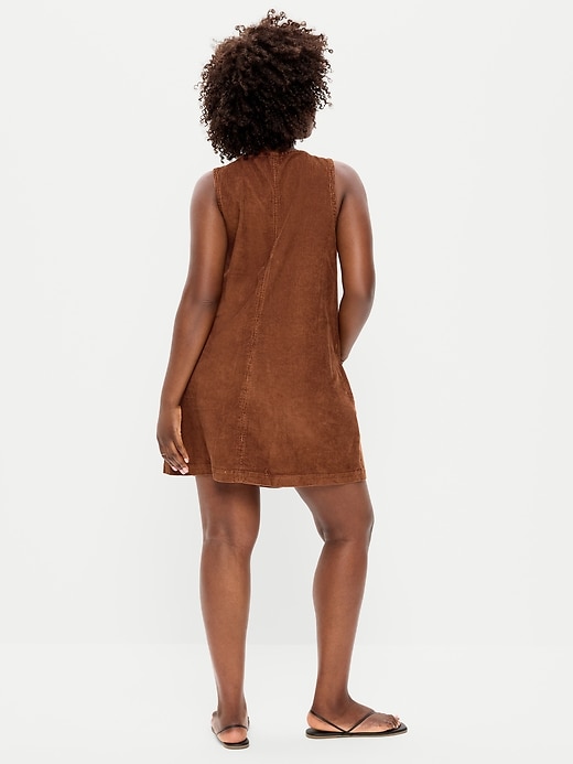 Image number 8 showing, Sleeveless Pinafore Mini Dress