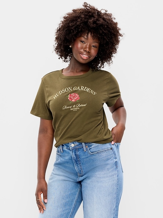 Image number 5 showing, EveryWear Crew-Neck Graphic T-Shirt