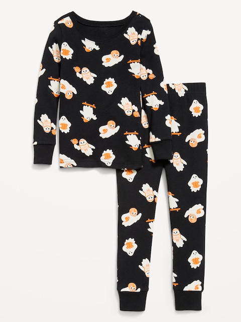 Printed Snug-Fit Pajama Set for Toddler & Baby