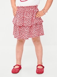 Image number 2 showing, Printed Crinkled Tiered Skirt for Toddler Girls