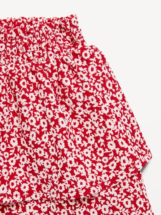 Image number 5 showing, Printed Crinkled Tiered Skirt for Toddler Girls