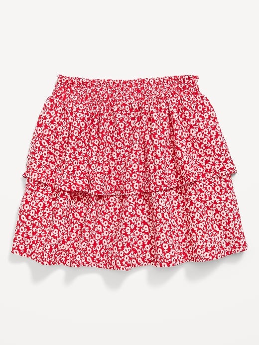 Image number 3 showing, Printed Crinkled Tiered Skirt for Toddler Girls