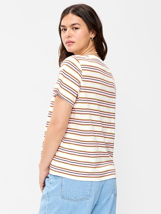 Image number 6 showing, EveryWear Crew-Neck Striped T-Shirt