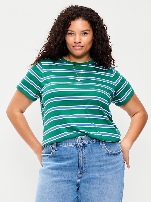 Image number 7 showing, EveryWear Crew-Neck Striped T-Shirt