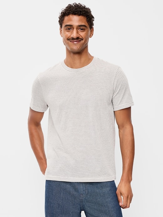 Image number 1 showing, Crew-Neck Striped T-Shirt