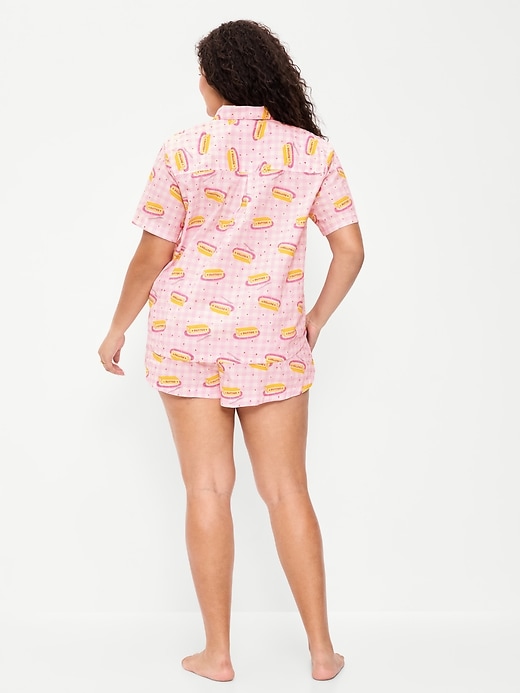 Image number 7 showing, Poplin Pajama Short Set