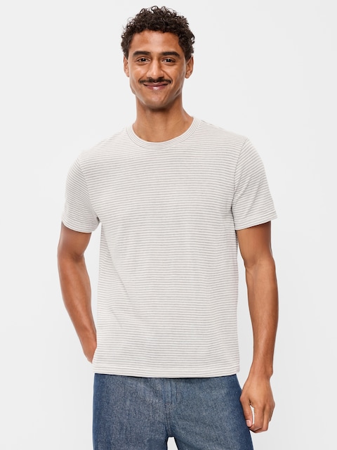 Crew-Neck Striped T-Shirt