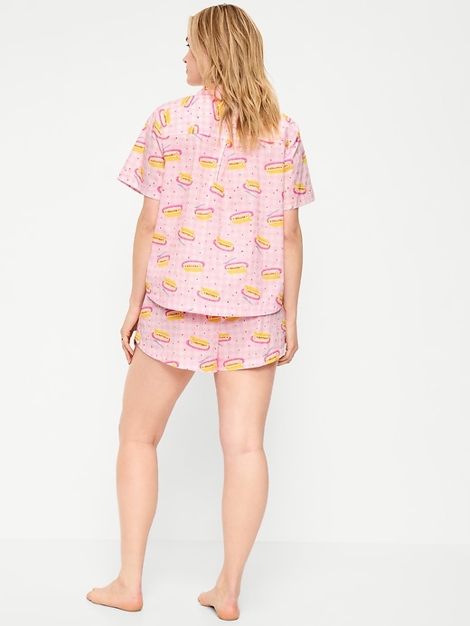 Image number 5 showing, Poplin Pajama Short Set