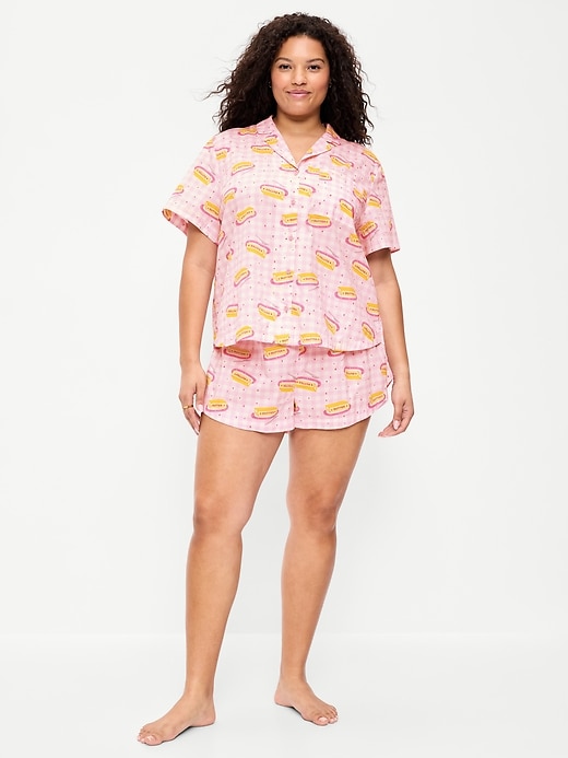 Image number 6 showing, Poplin Pajama Short Set