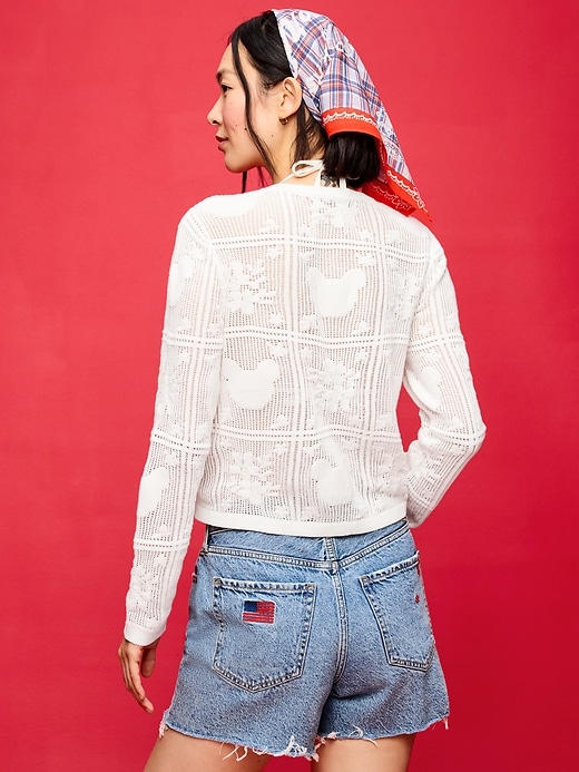 Image number 2 showing, Old Navy x Disney Mickey Mouse Cardigan Sweater for Women
